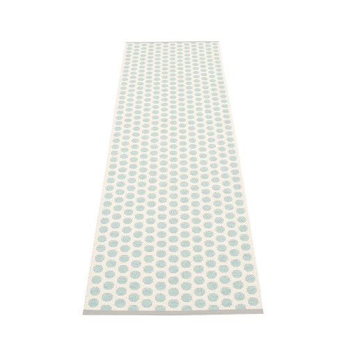 Carpet Noa Pale Turquoise, Vanilla, Warm Grey Edge