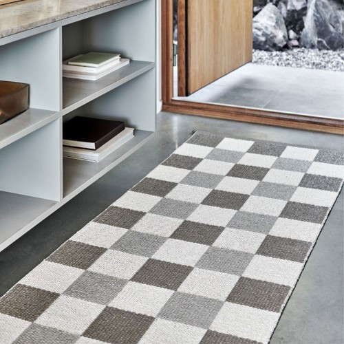 Tapis PIX Gris et blanc
