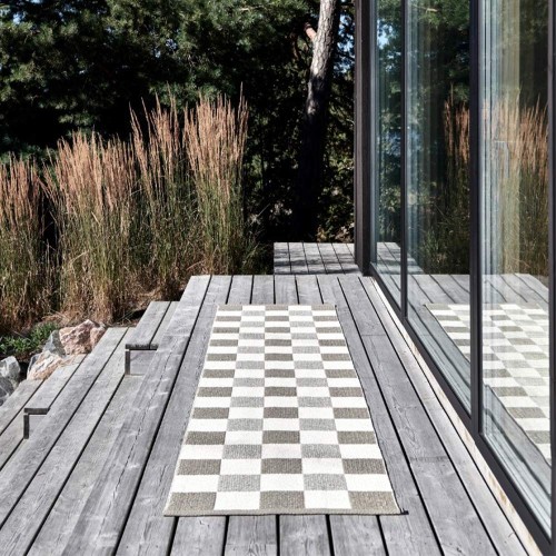 Tapis PIX Gris et blanc