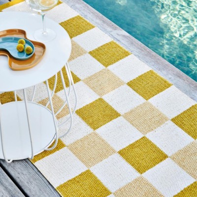 Tapis Pix Moutarde, Vanille, jaune pâle 2