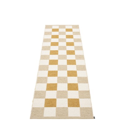 Tapis PIX Beige, blanc et jaune Pappelina