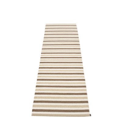 Alfombra Teo marrón Pappelina