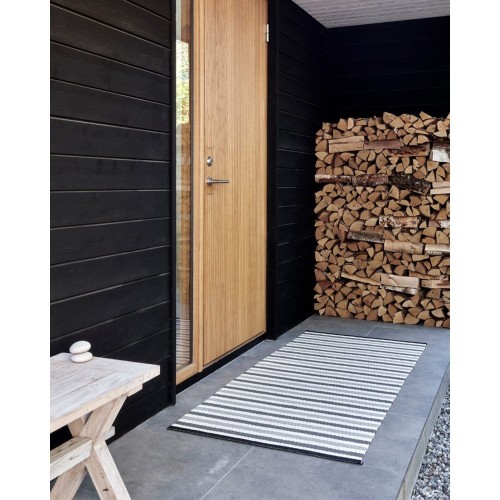 Tapis Teo gris chaud