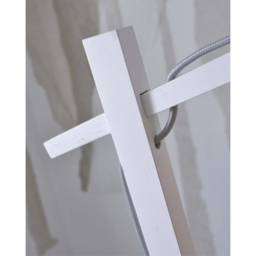 Witte Congo vloerlamp