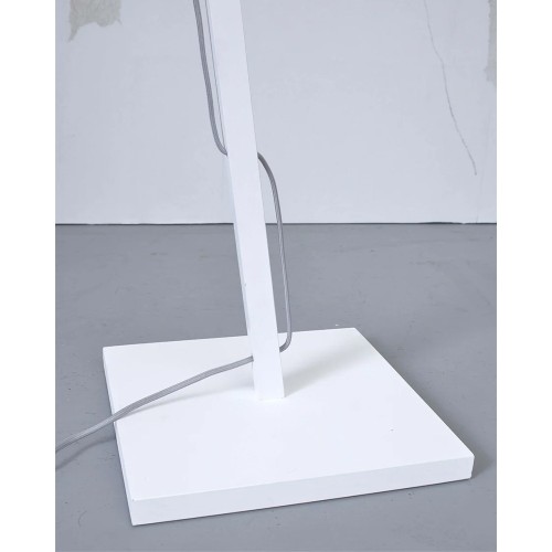 Lampada da terra Congo bianco