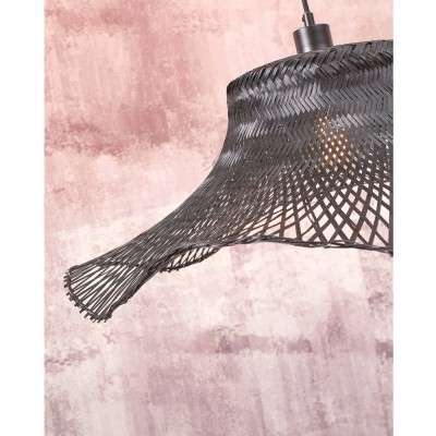 Lampada da terra Ibiza L nera 2