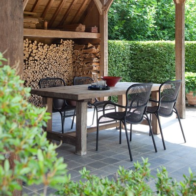 Silla de mesa Loop negro Vincent Sheppard 2