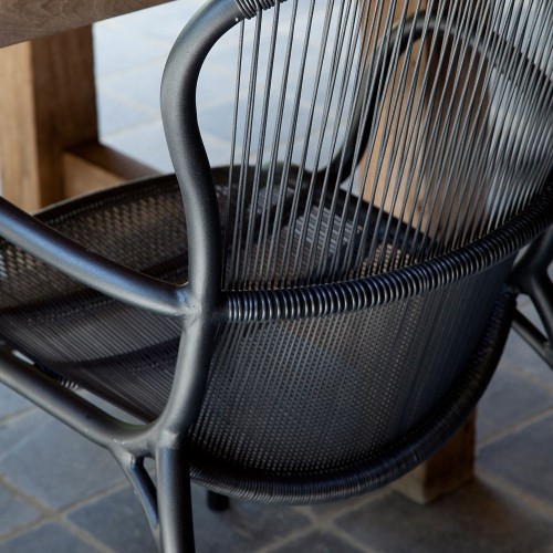 Chaise de table Loop noir Vincent Sheppard