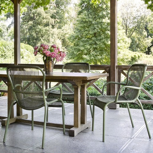 Chaise de table Loop moss Vincent Sheppard