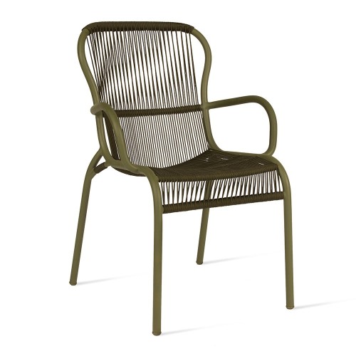 Loop dining chair moss Vincent Sheppard