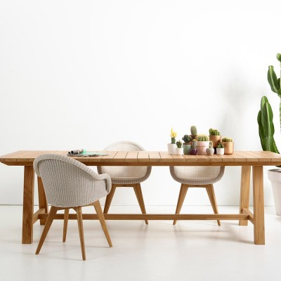 Edgard dining chair teak base Vincent Sheppard 2