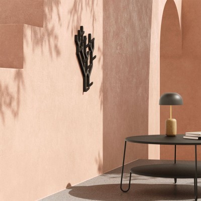 Lampe a poser Nina, tige laiton/abat-jour rose pâle 2