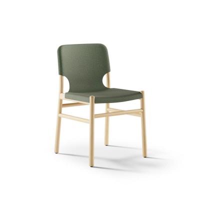 Xume chair with wood structure Alki