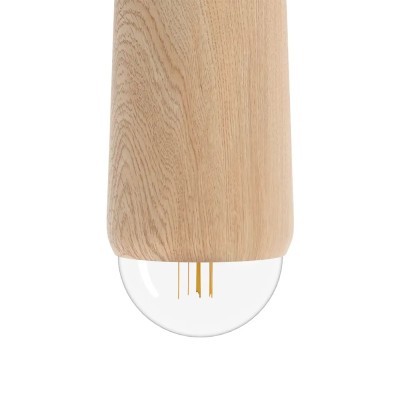 Suspension Luce Small long, Chêne naturel 2