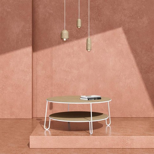 Luce Small Pendant, Natural Oak