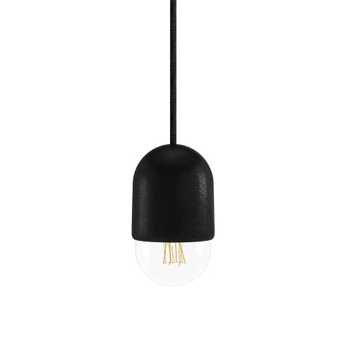 Suspension Luce Medium, Chêne teinté noir