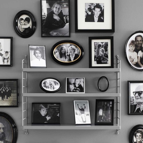 String pocket grijze plank String Furniture