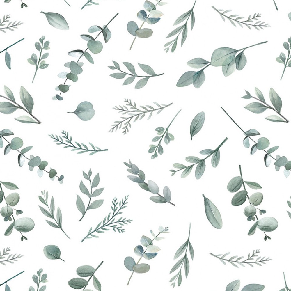 Eucalyptus leaves wallpaper GREENERY
