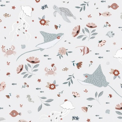 Papel pintado Animales del océano - OCEAN FIELD