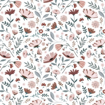 Papel pintado Flores del océano - OCEAN FIELD