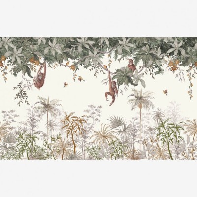 Panoramic monkey wallpaper - UTAN