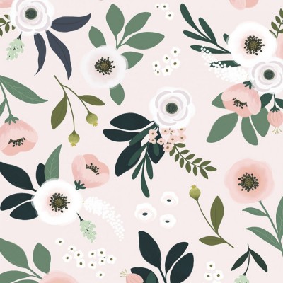 Papel pintado Flor de anémona - WONDERLAND