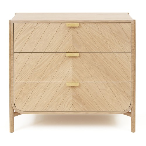 Commode Marius chêne naturel Hartô