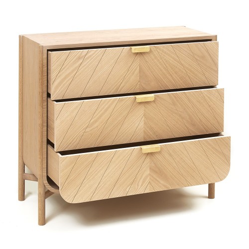 Commode Marius chêne naturel Hartô