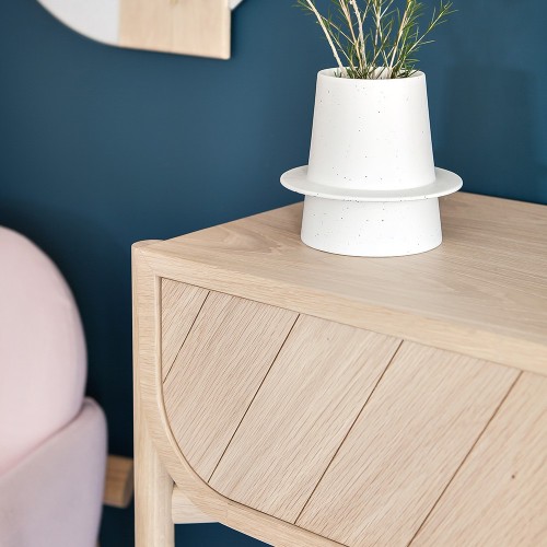 Marius console natural oak Hartô