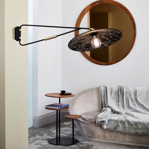 Offset wandlamp - Kumo Kaki