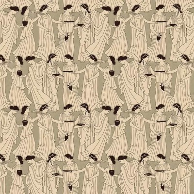 Goddess gray wallpaper Edito Paris