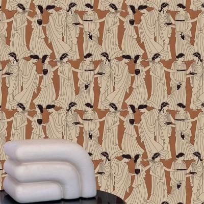 Papier peint terracotta Déesse 2