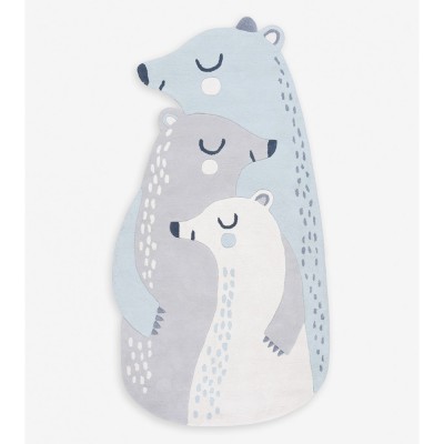 Teddybeer familie vloerkleed - ARTIC DREAM Lilipinso