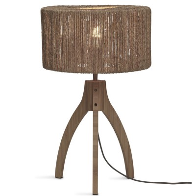 Iguazu 3 foot table lamp - natural Good & Mojo