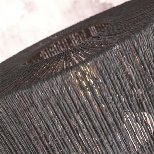 Iguazu 4 foot table lamp - black