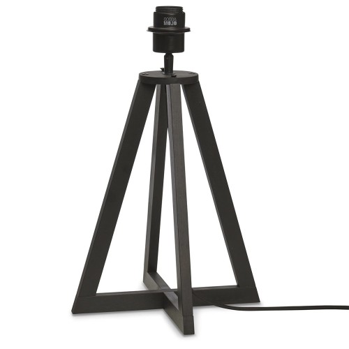 Iguazu 4 foot table lamp - black