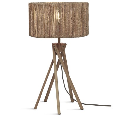 Iguazu 5 foot table lamp - natural Good & Mojo