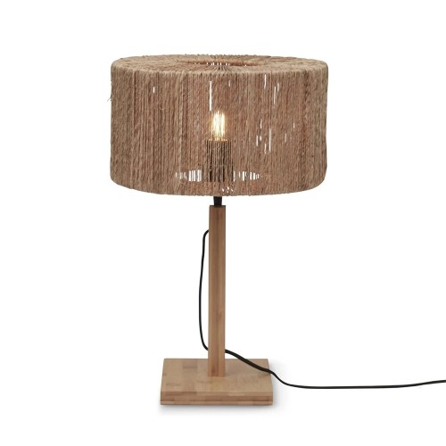 Tischlampe Iguazu gerader Fuß - Natur