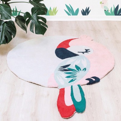 Tapis perroquet rose - TROPICA 2