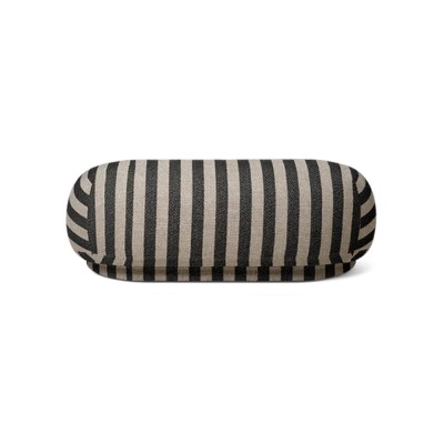 Rico Louisiane pouffe - sand and black Ferm Living
