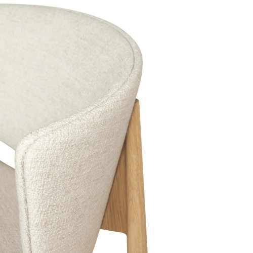 Herman Lounge Chair - Oak/Off-white