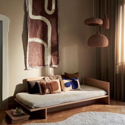 Woven lampshade - Disque