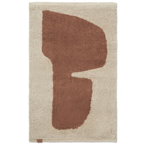 Tapis lavable Lay - Parchemin/Rouille