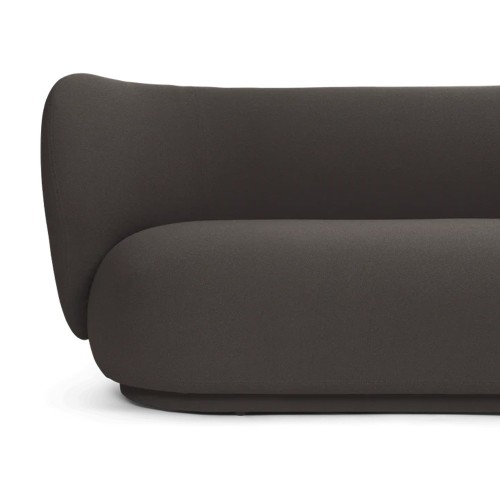 Sofa Rico 2 - Grain - Schokolade