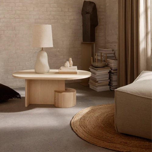 Insert coffee table - Frêne naturel