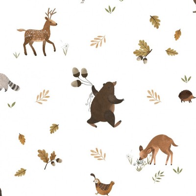 Papel pintado Amigos del bosque - NORWOOD Lilipinso
