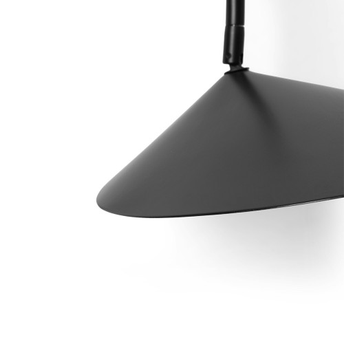 Arum draaibare wandlamp - Zwart