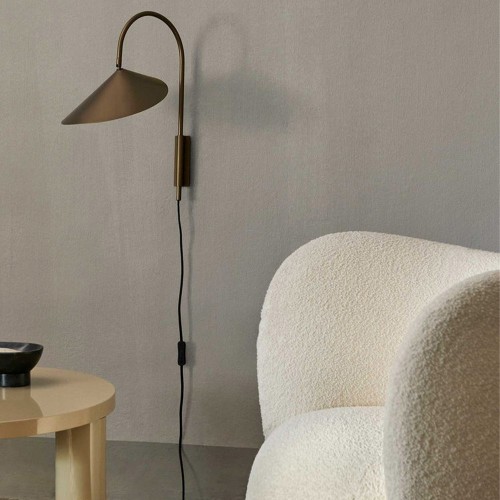 Arum Bronzen draaibare wandlamp