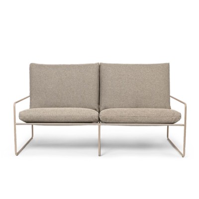 Desert 2-Sitzer-Sofa - Kaschmir/Dunkler Sand Ferm Living