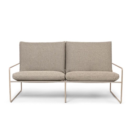 2-seater Desert sofa - Cashmere/Dark sand